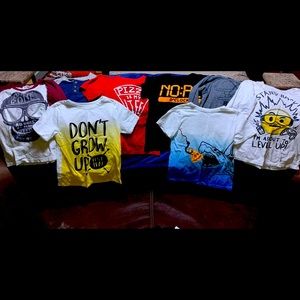 Lot of 8 boys shirts